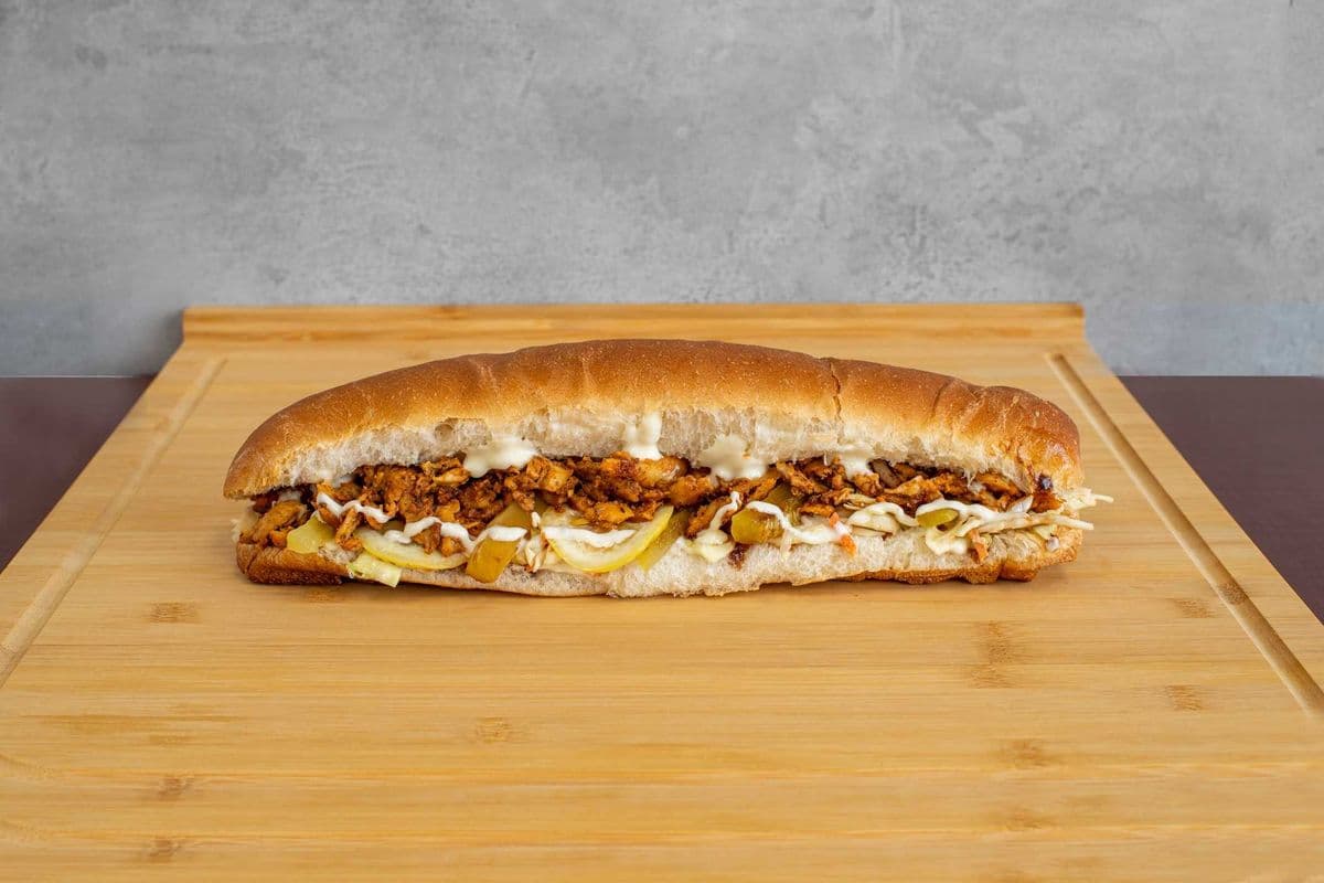Koo-Doo Half Half (Half Beef Donair Half Chicken Shawarma)