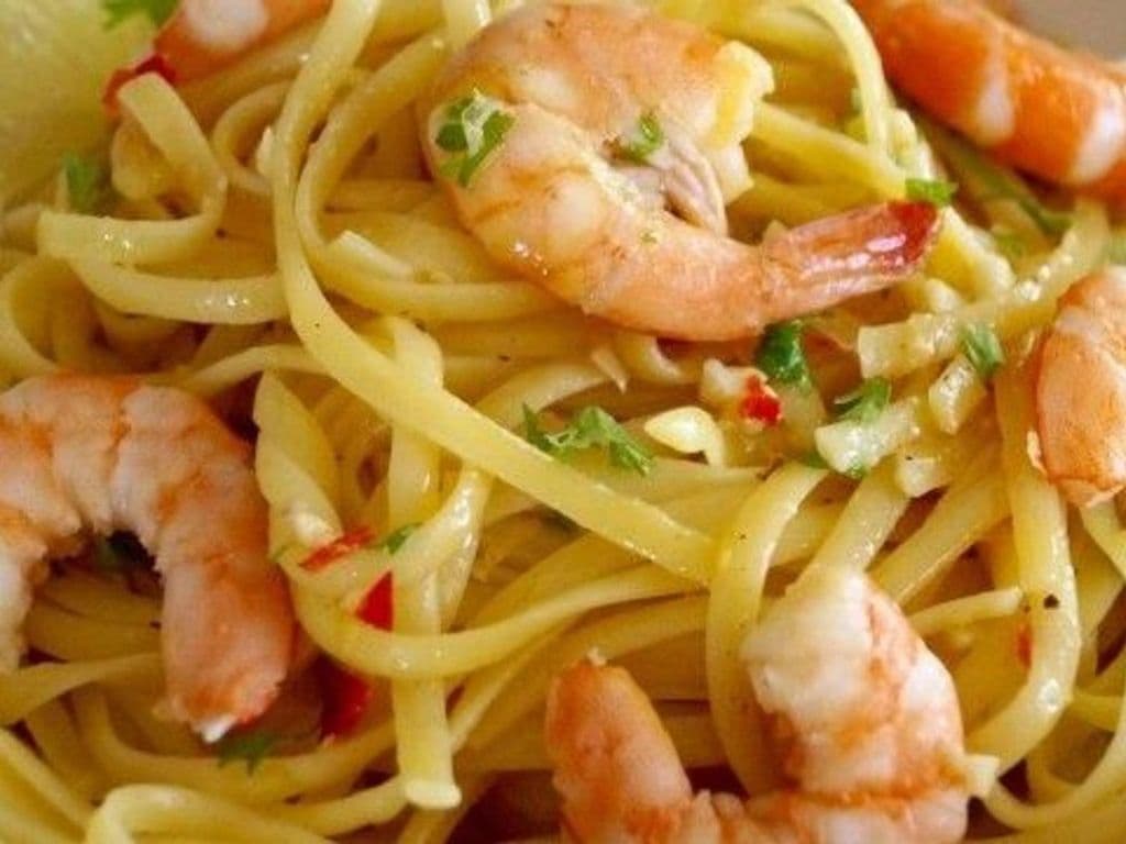 Gamberi Aglio e Olio