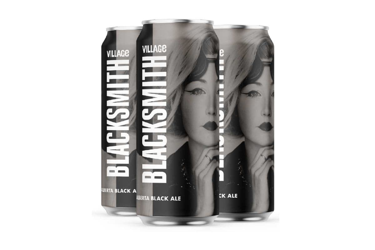 Village Blacksmith Alberta Black Ale (4 x 473 ml Cans)