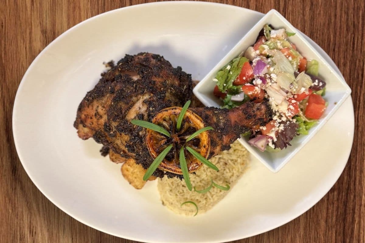 Greek Style Quarter Chicken Dinner