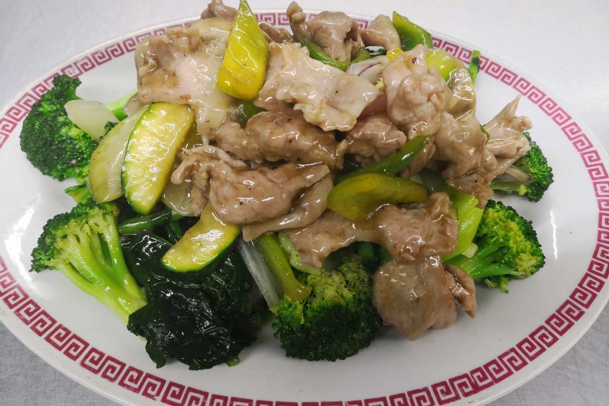 Pork with Mixed Chinese Vegetables