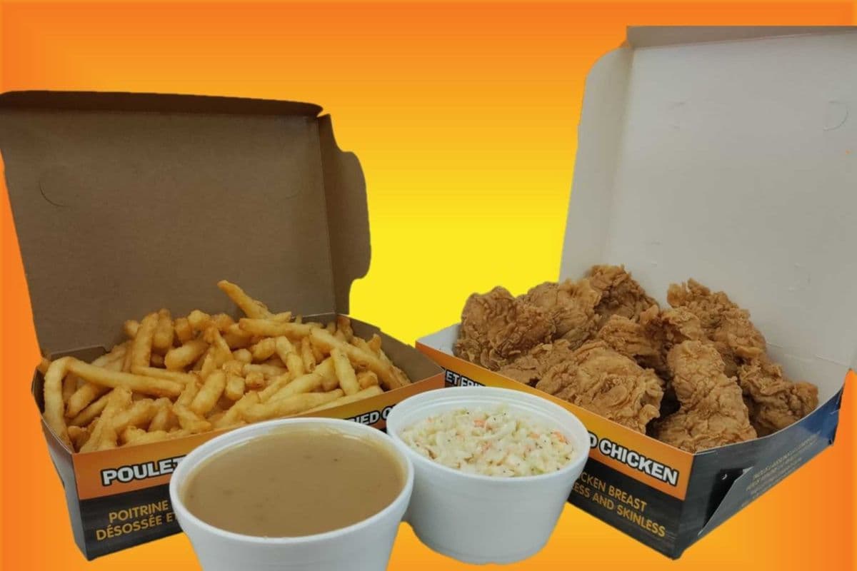 Repas complet poulet (10 mcx) / Complete Chicken Meal (10 pcs)