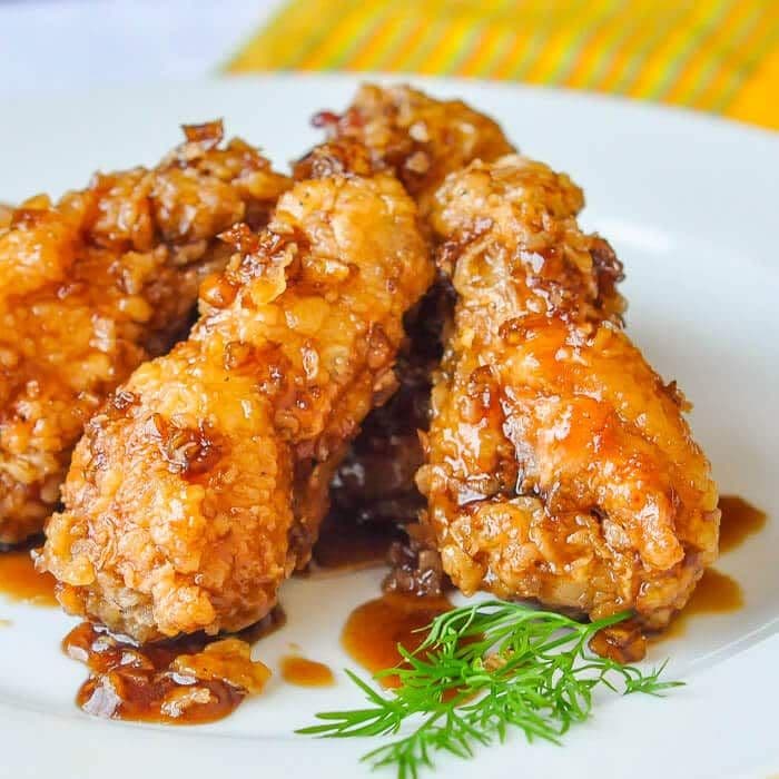 Honey Garlic Chicken Wings