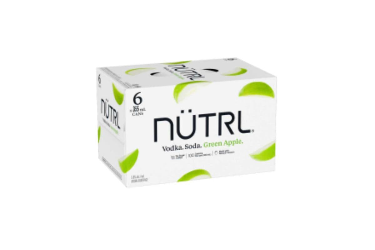 Nutrl Vodka Soda Green Apple (6 x 355 ml)