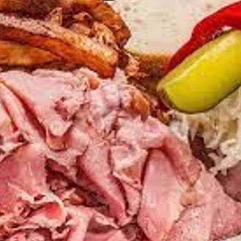Assiette viande fumée