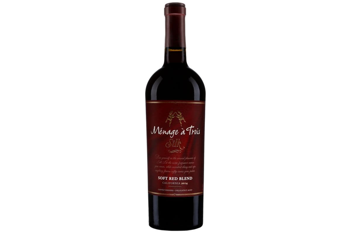 Menage a Trois Silk Red (750 ml Bottle) (1 x 750ML)