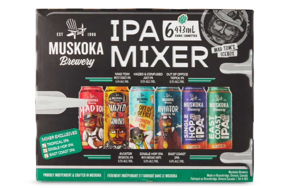 Muskoka Brewery IPA Mixed Pack 6x473ml (6 x 473 ml)