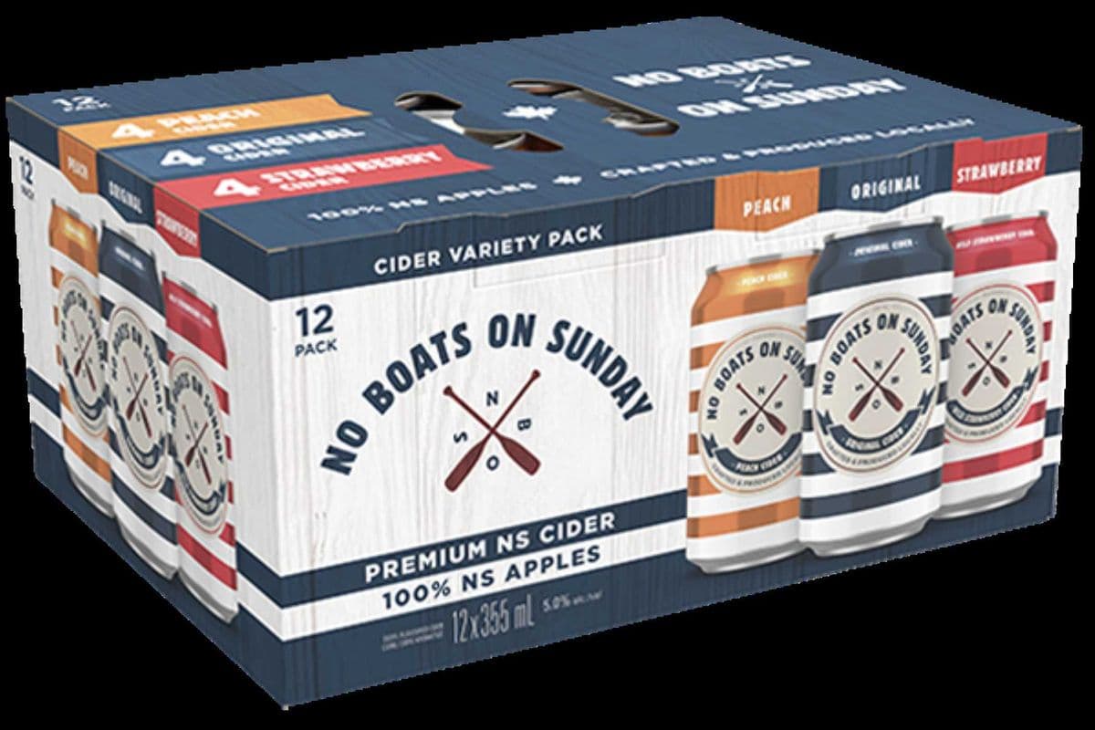 NO BOATS ON SUNDAY CIDER VARIETY 12X355ML (12 x 355ML)
