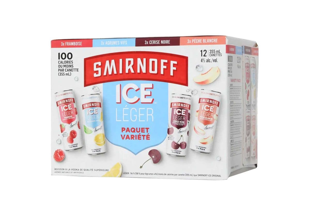 Smirnoff Ice Light Variety Pack (12 x 355ml)