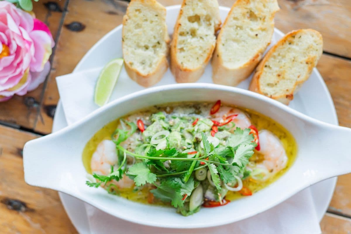 Avocado Shrimp Bake