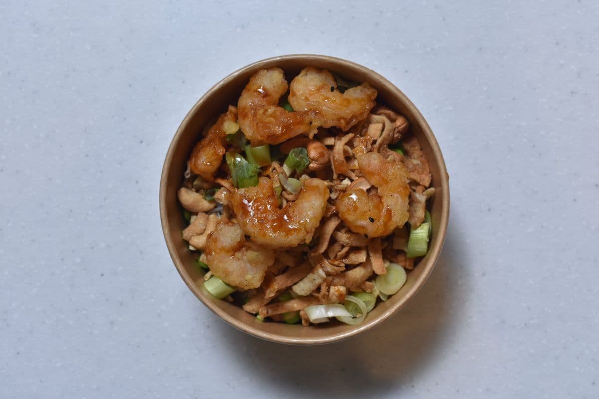 Shrimp Satay Spring Bowl