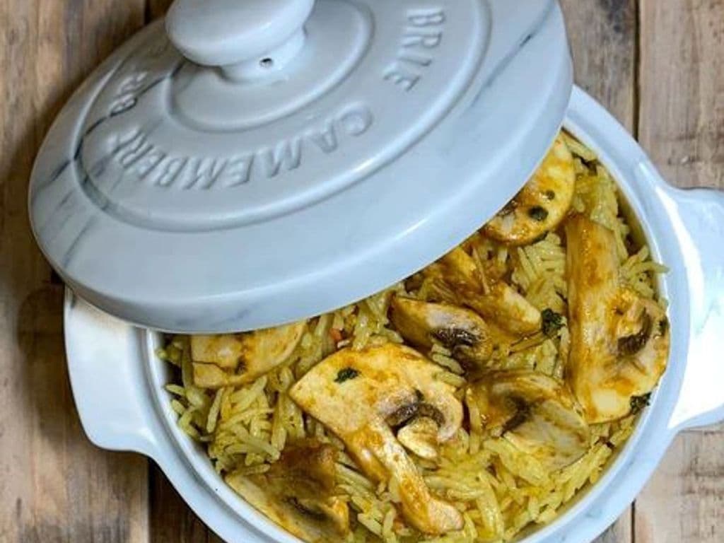 Mushroom Biryani