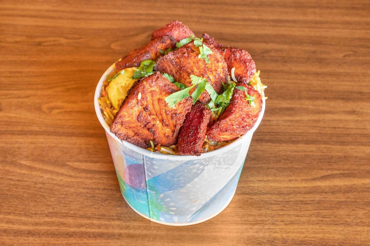 Boneless Fish Biryani (Boneless, Halal, Gluten-free)