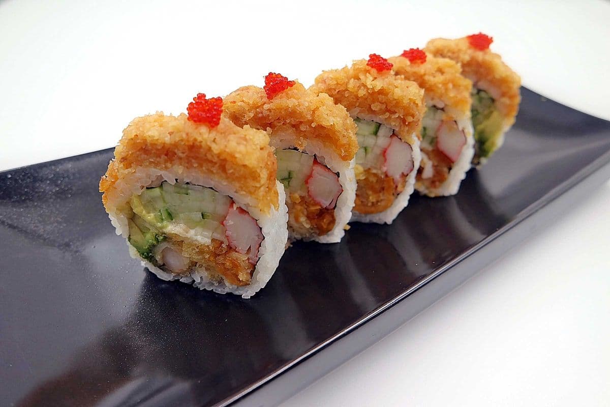 Spicy Salmon Dragon Roll (10 pcs)