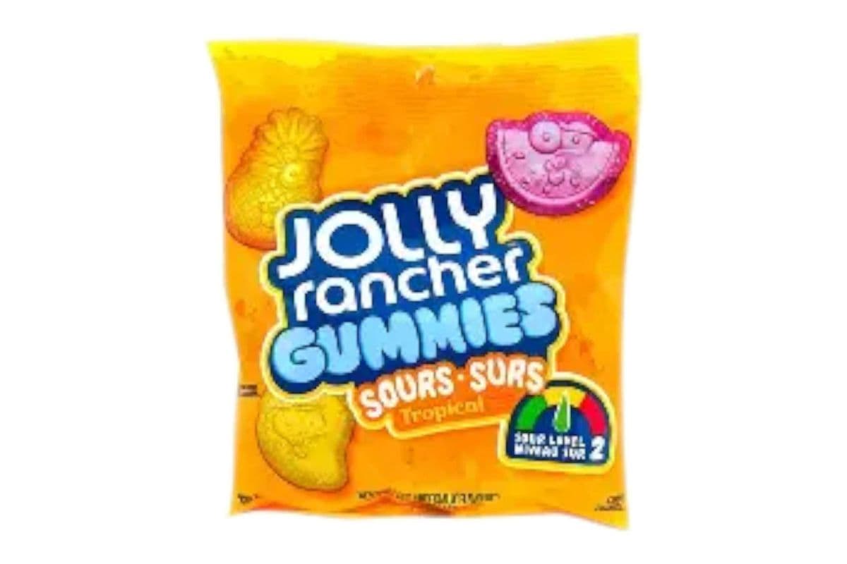 Jolly Ranchers Gummies Sours Tropical (182g) (130 Cal)