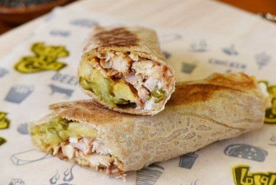 Saj sandwich poulet / Chicken