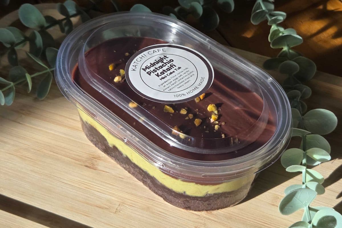 Midnight Pistachio Cake