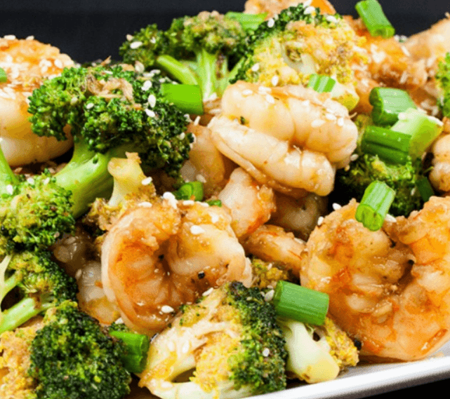 Canadian Broccoli With Mixed Seafood