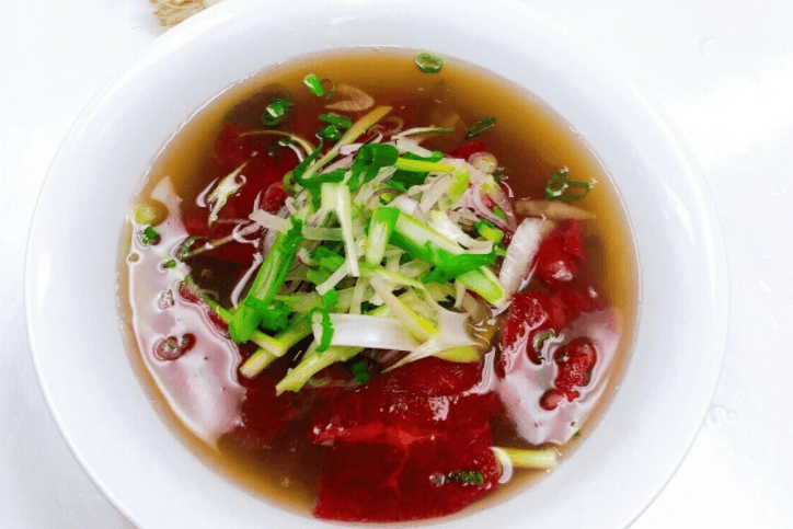 306. Rare Beef Rice Noodle Soup - Pho Tai