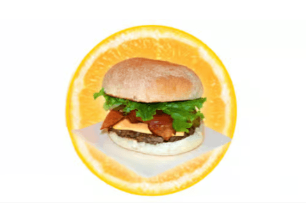 Cheeseburger avec Bacon / Cheeseburger with Bacon