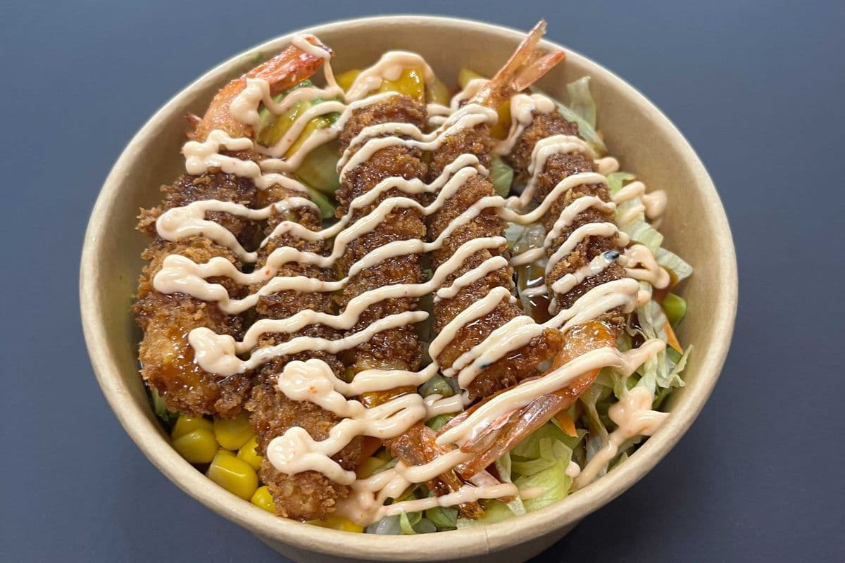 crispy shrimp bowl