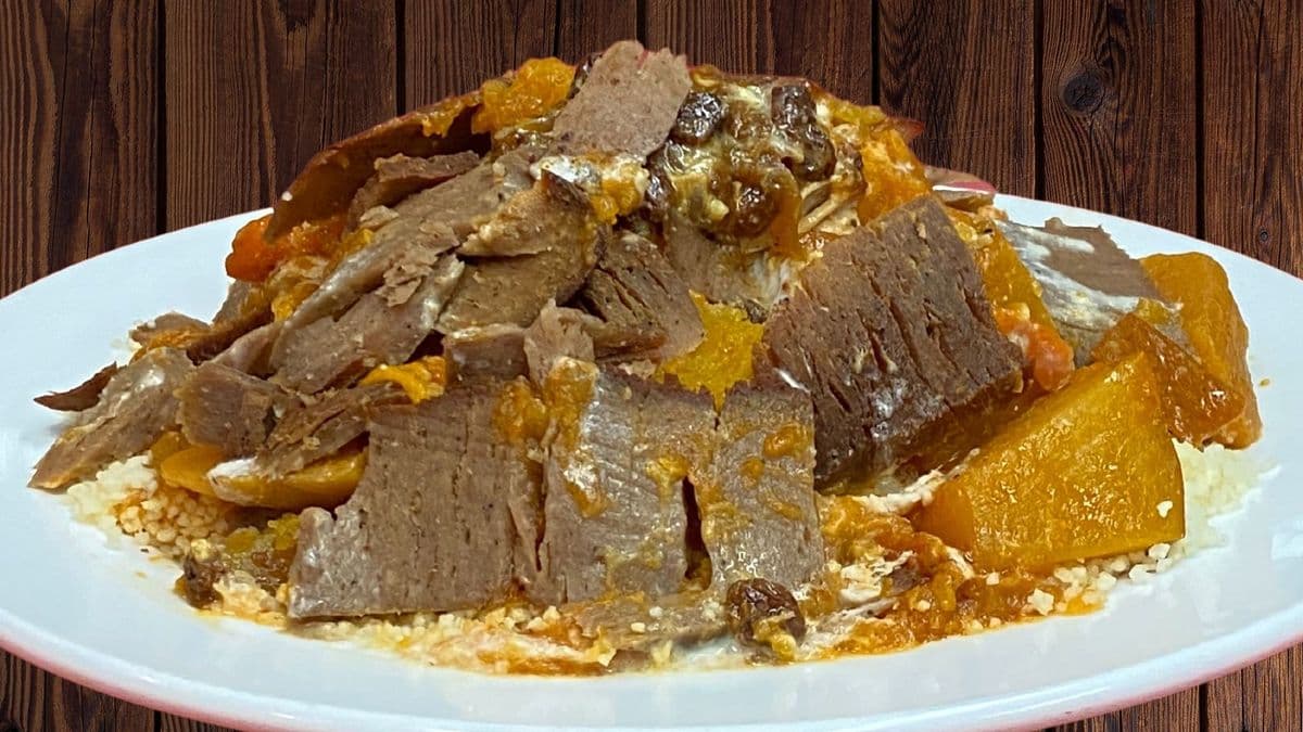 Couscous à l'agneau / Lamb couscous