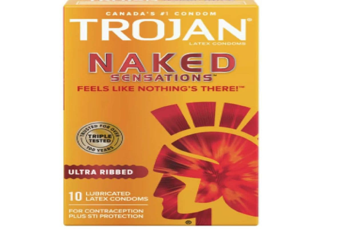 TROJAN NAKED SENSATIONS ULTRA RIBBED 10 PACK (10 PACK)