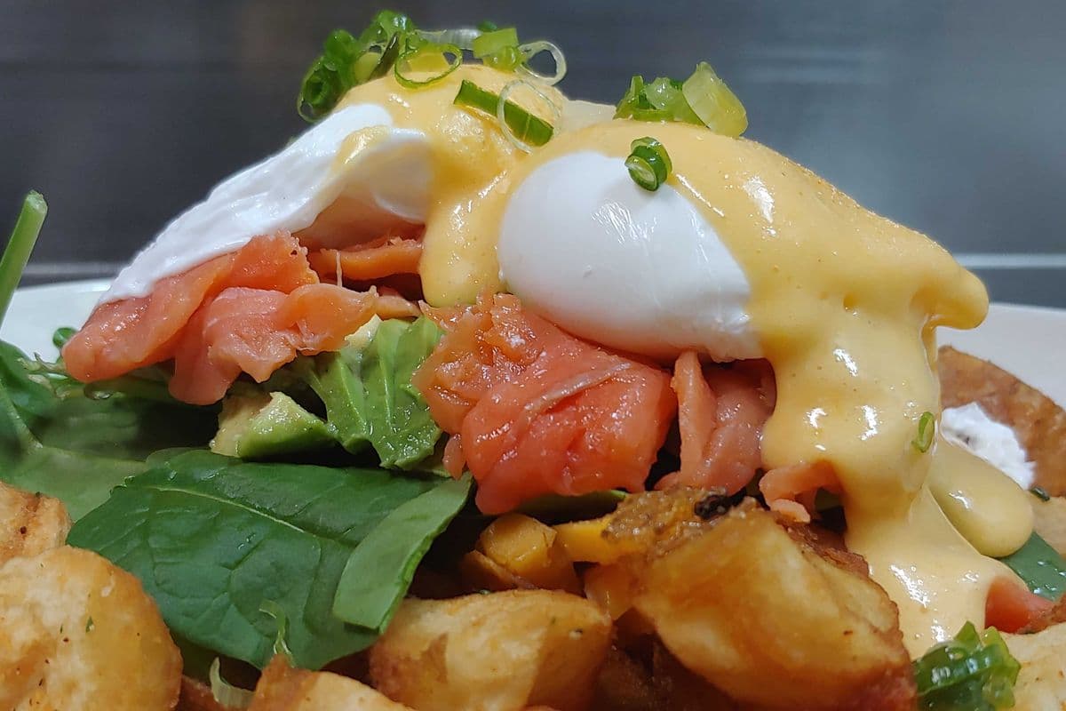 Smoked Pacific Salmon Benedict