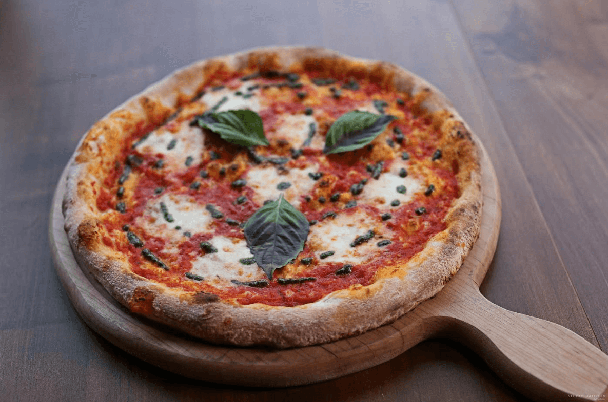 Pizza rosse margherita