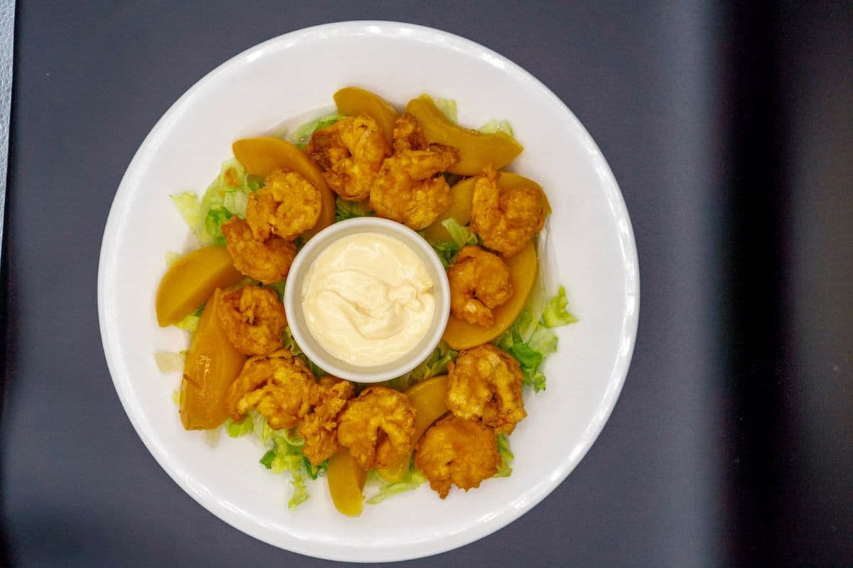 9. Peaches and Shrimp