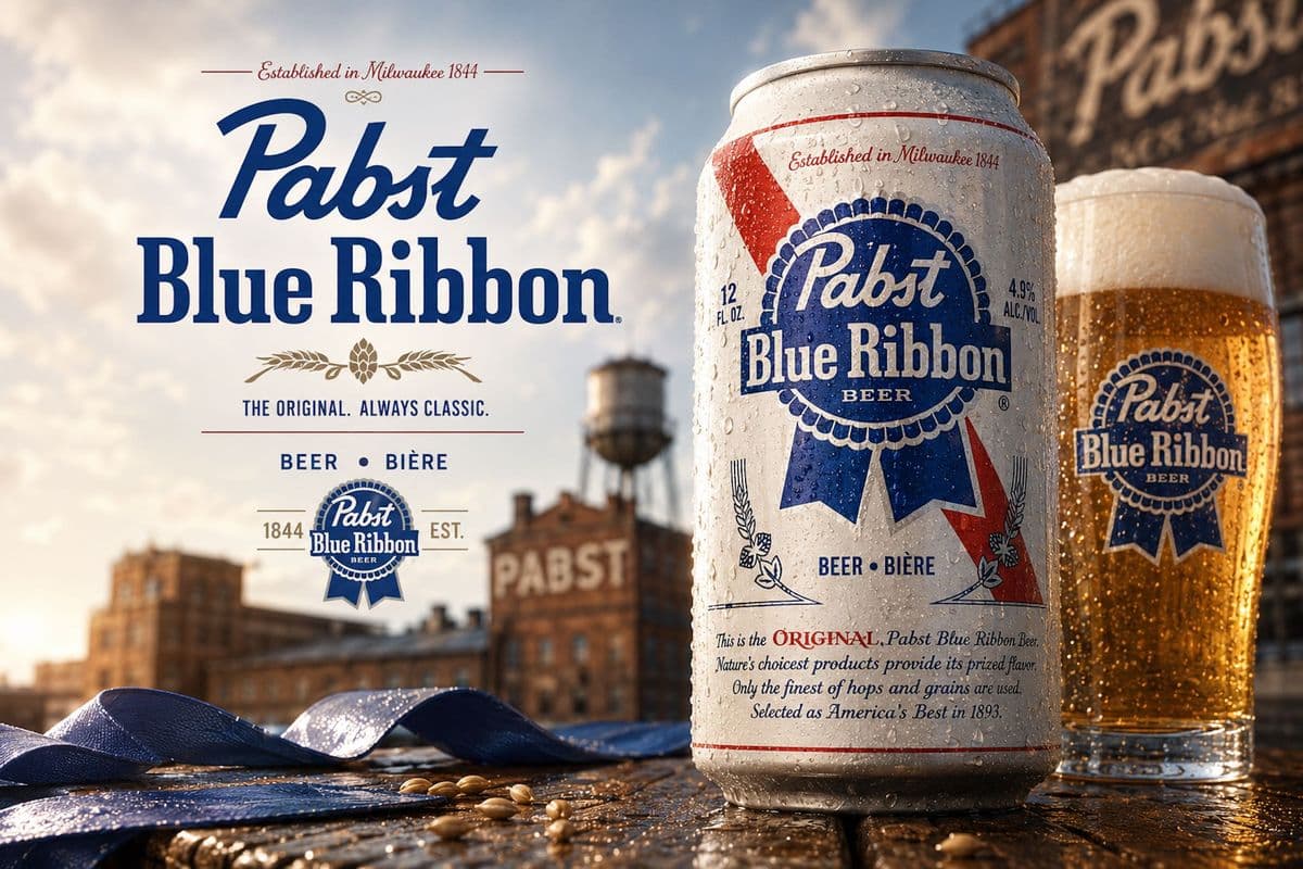 Pabst Blue Ribbon 8 can (8 x 355ml)