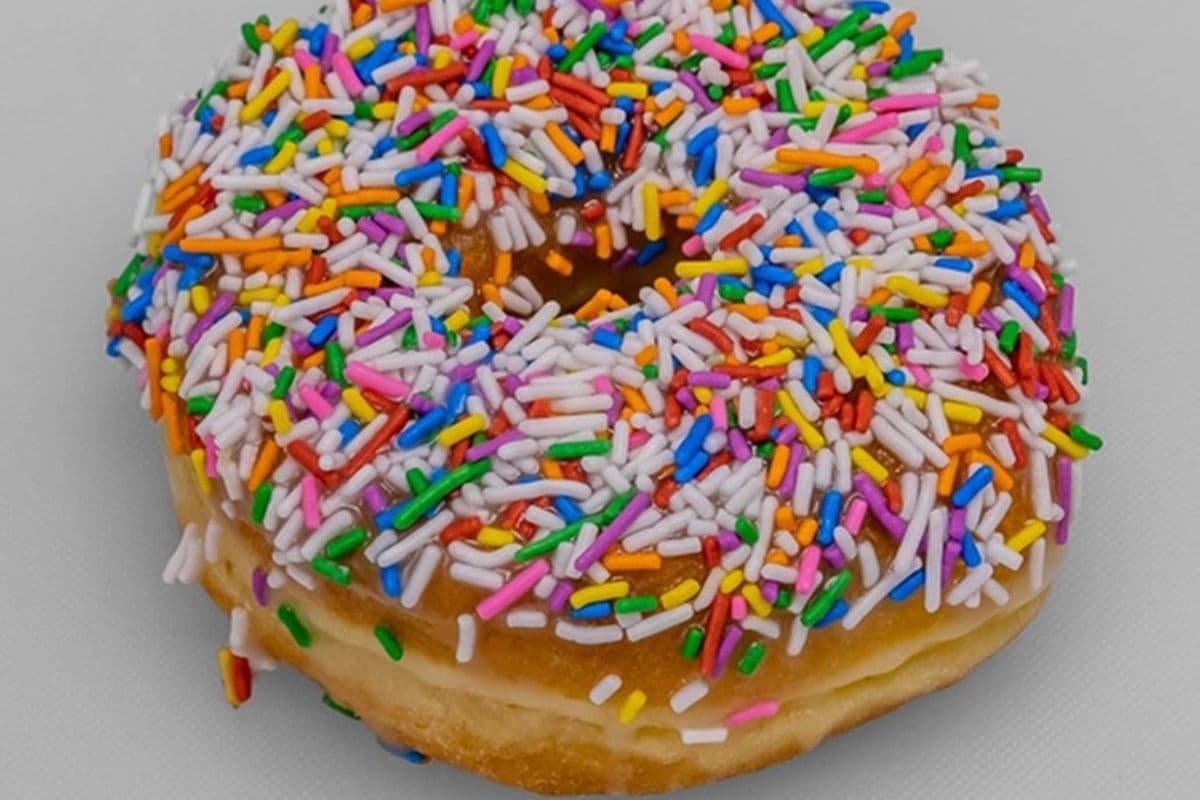 Rainbow Sprinkle Donut