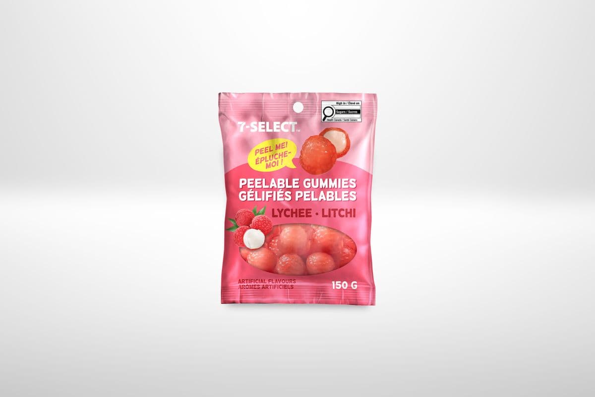 7-Select Peelable Lychee Gummies (150 g)