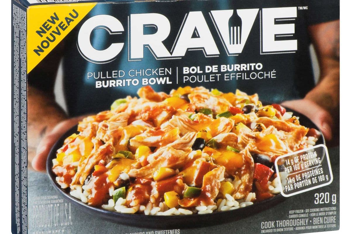 Crave - Pulled Chicken Burrito Bowl 320g