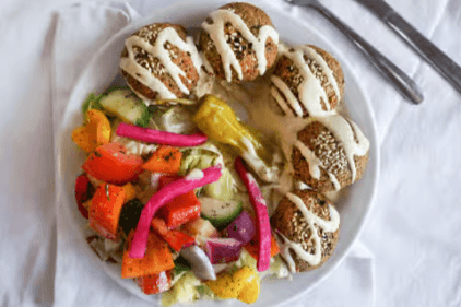 Plat de falafels