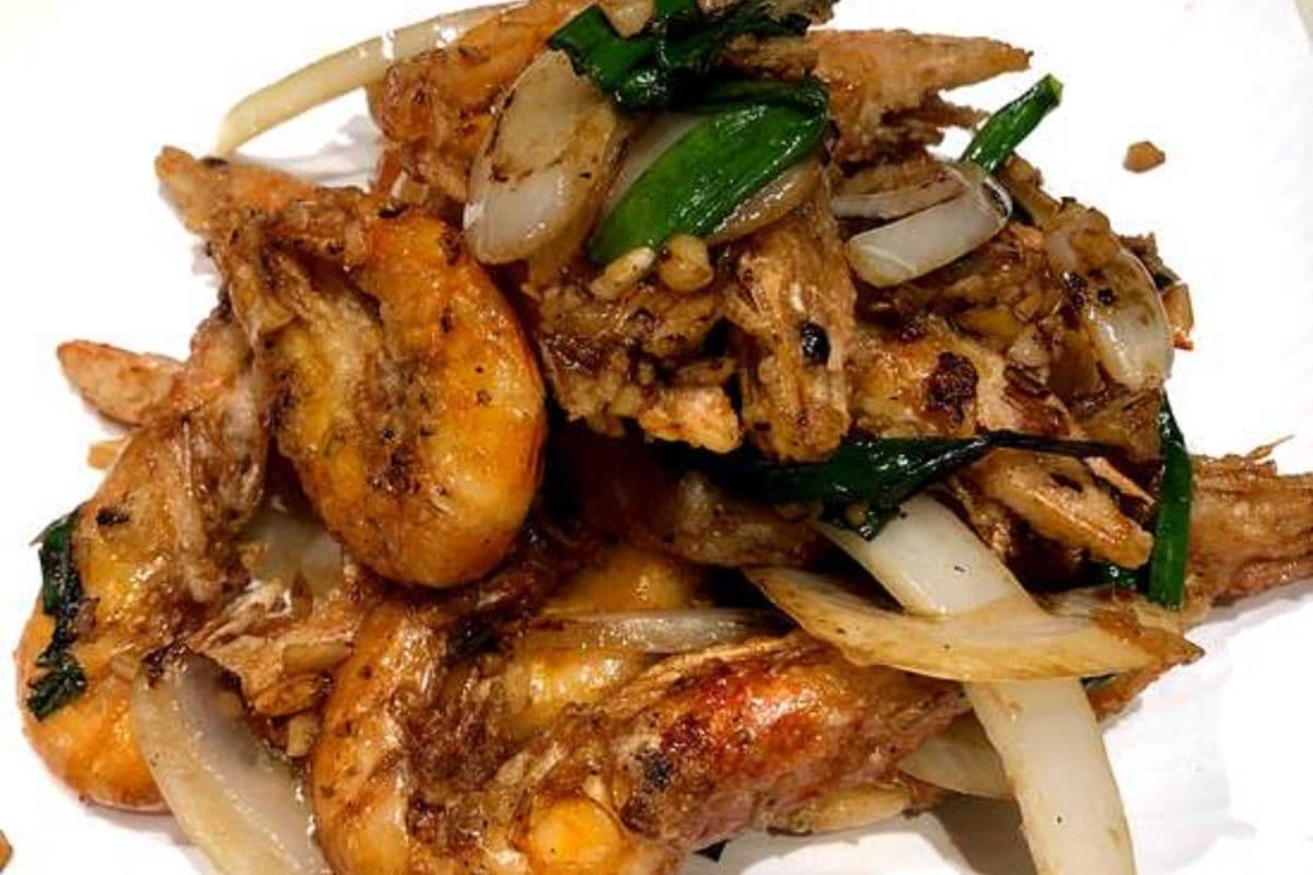 美极中虾Fried Shrimp with Soy Sauce