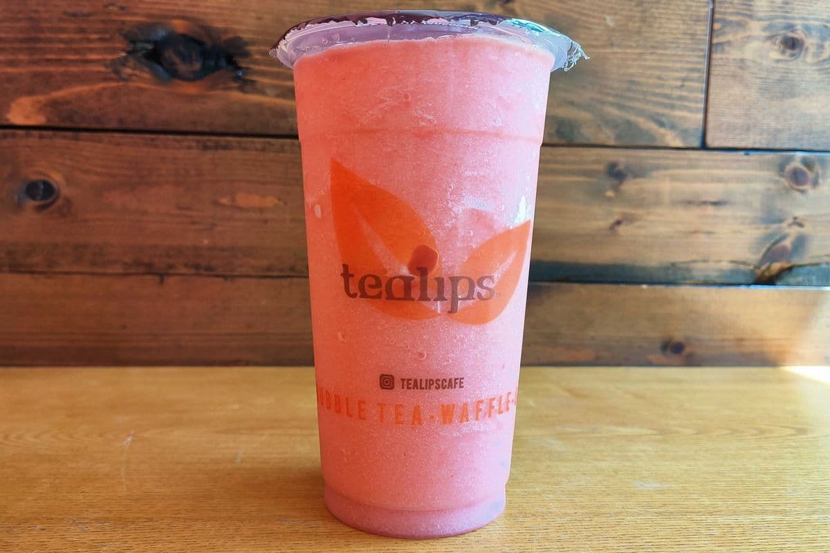 Strawberry Lemon Fruit Slush