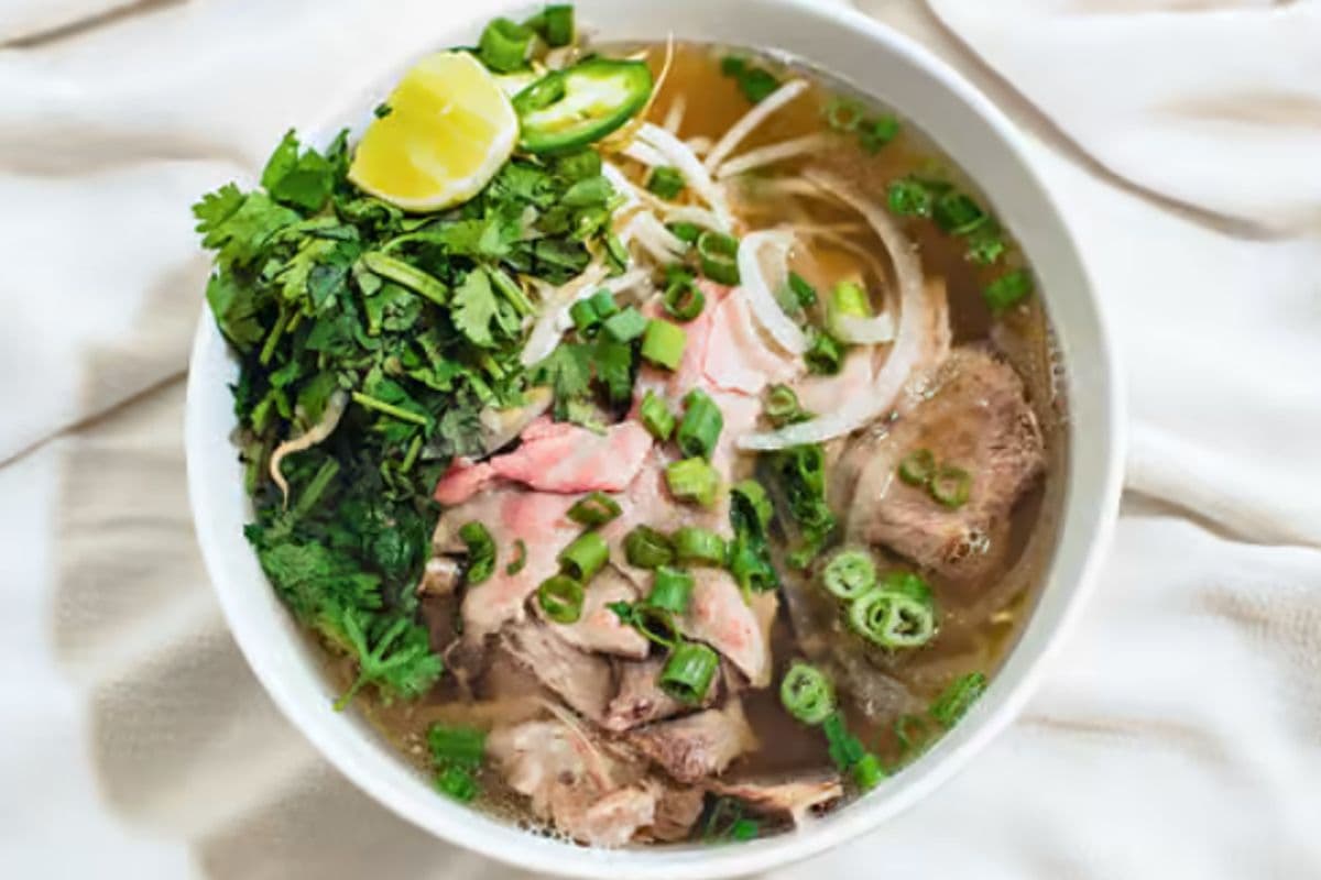 12. Steak and Brisket Noodle Soup