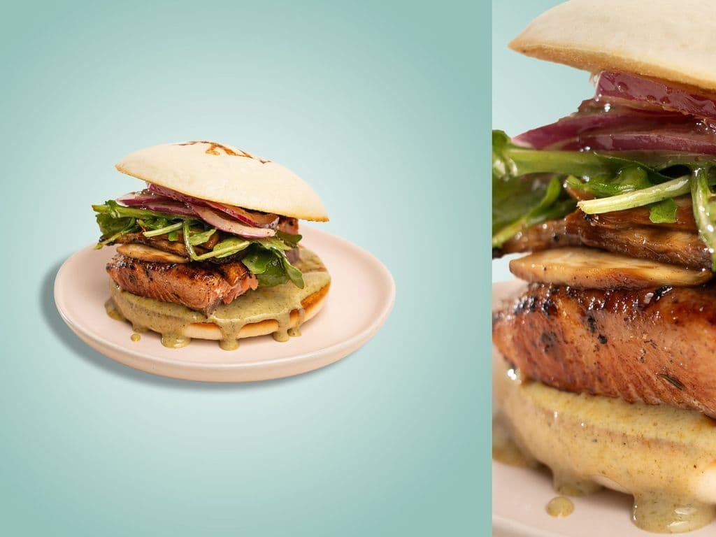 Miso Salmon Bao