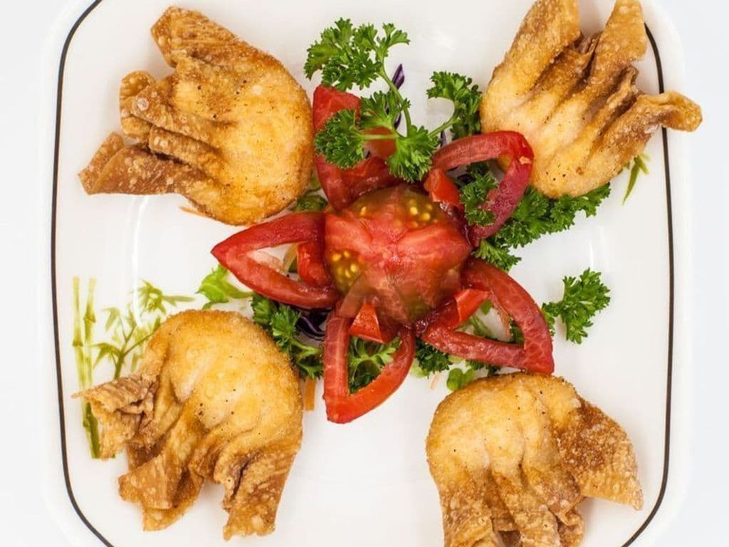 Wonton frit aux crevettes / Fried Shrimp Wonton (5)
