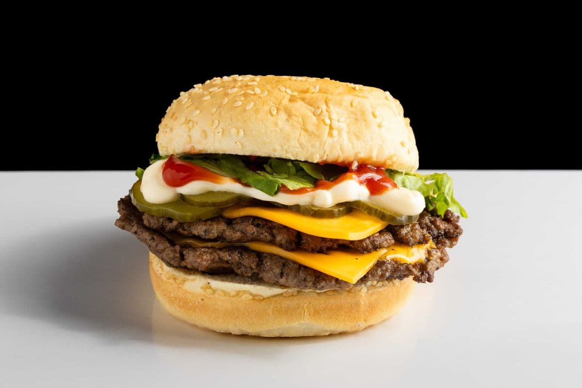 Double American Cheeseburger