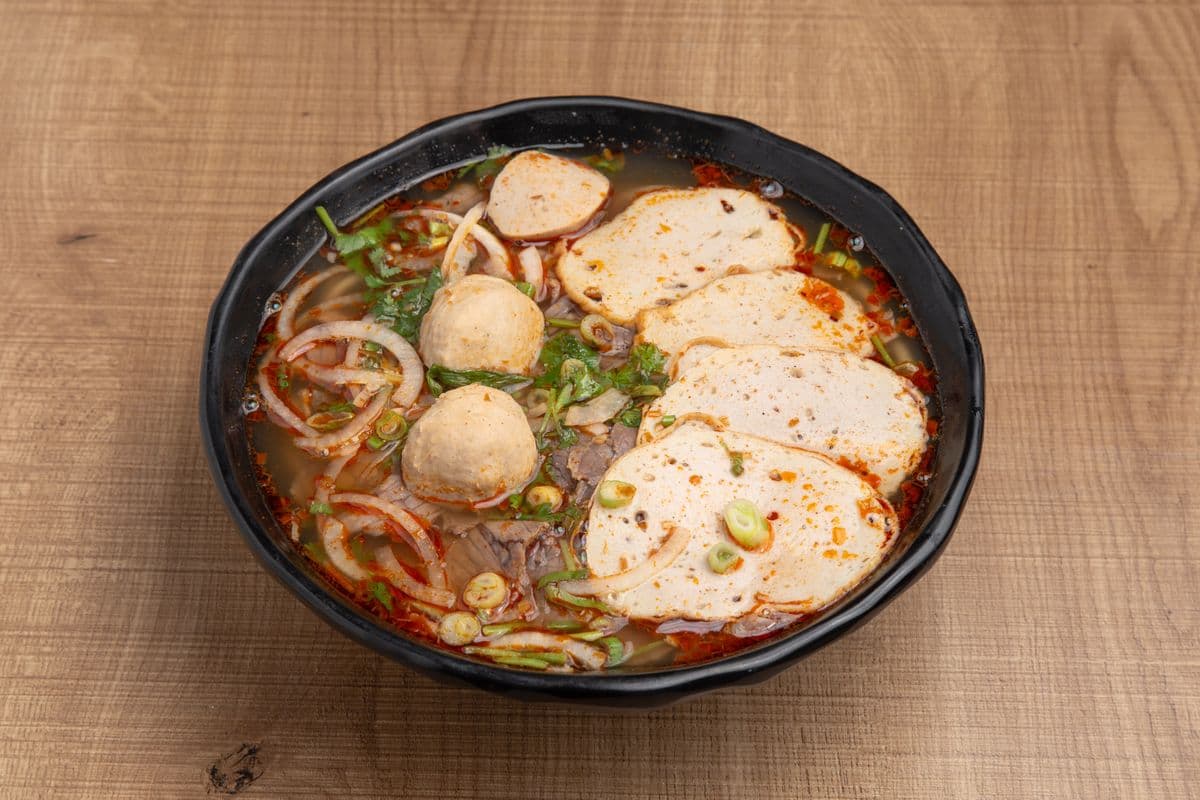 27. Thick Noodles with Special Spicy Soup - Bun Bo Hue