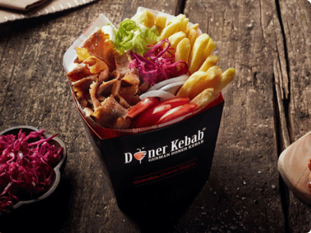 Doner Box Fries & Salad