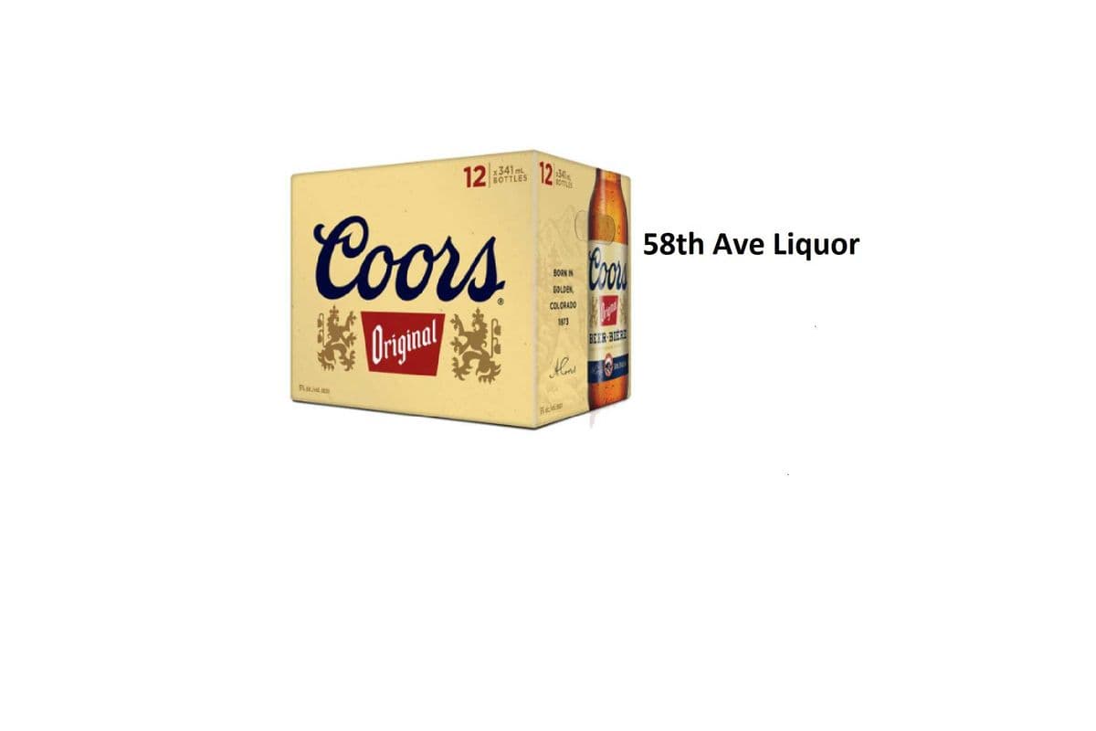 COORS ORIGINAL 12 BOTTLES (1 x 12x341ML)