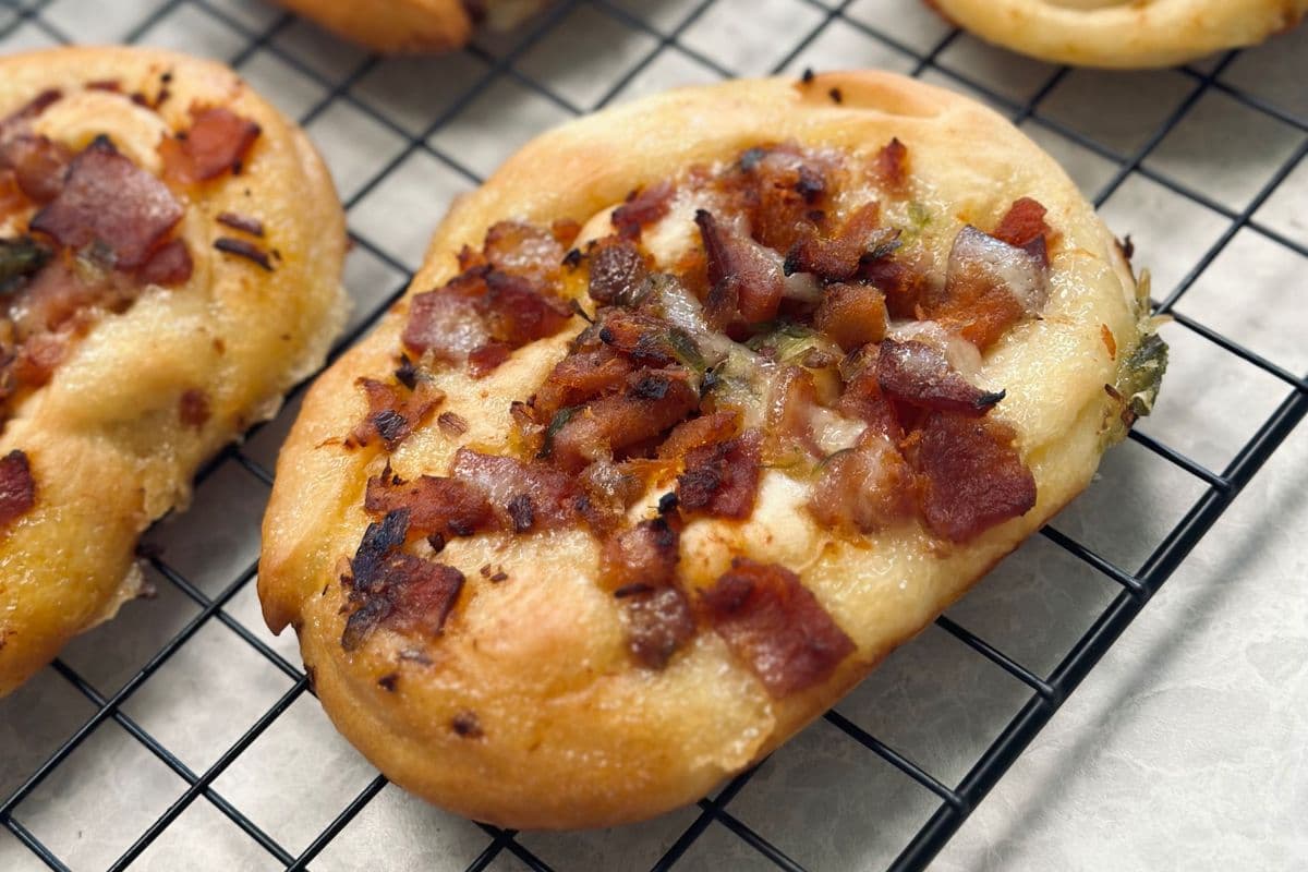 Savoury Bread with Egg & Ham