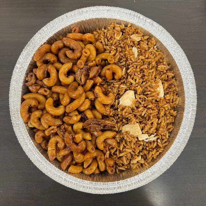 ASSIETTES COMBINÉES - MOITIÉ-MOITIÉ (RIZ-NOUILLES)