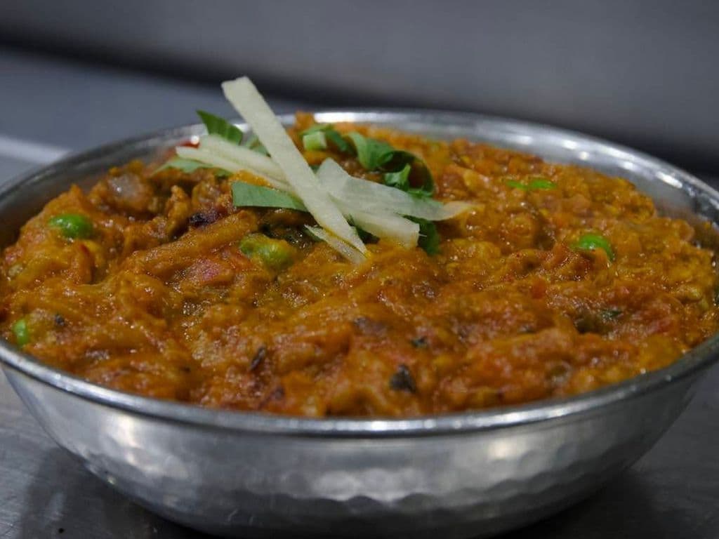 Aubergine Bhartha / Baingan Bhartha