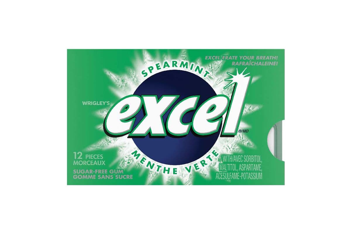 Excel Spearmint Sugarfree Gum