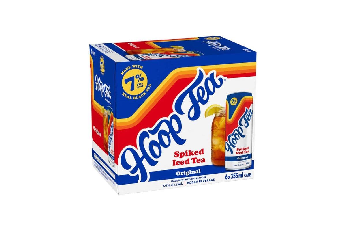Hoop Tea Spiked Iced Tea (6 Cans) (6 x 355ml)