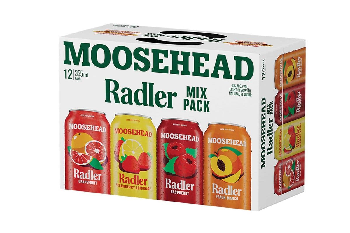 MOOSEHEAD RADLER MIXED PACK 12 CANS (12 x 355 ML)